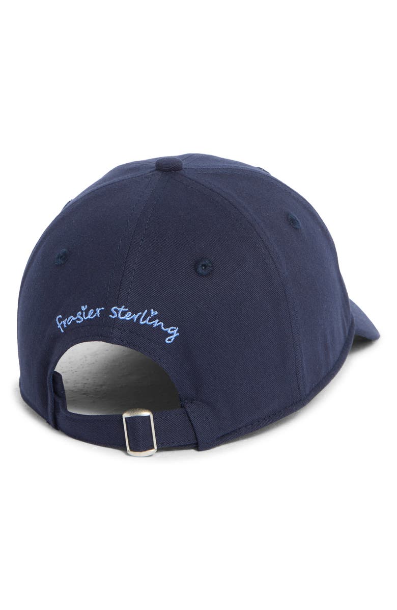 FRASIER STERLING Cape Cod Canvas Adjustable Baseball Cap, Alternate, color, Navy