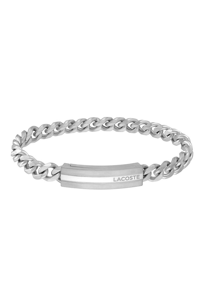 Men's Adventurer Bar Pendant Bracelet, Main, color, SILVER