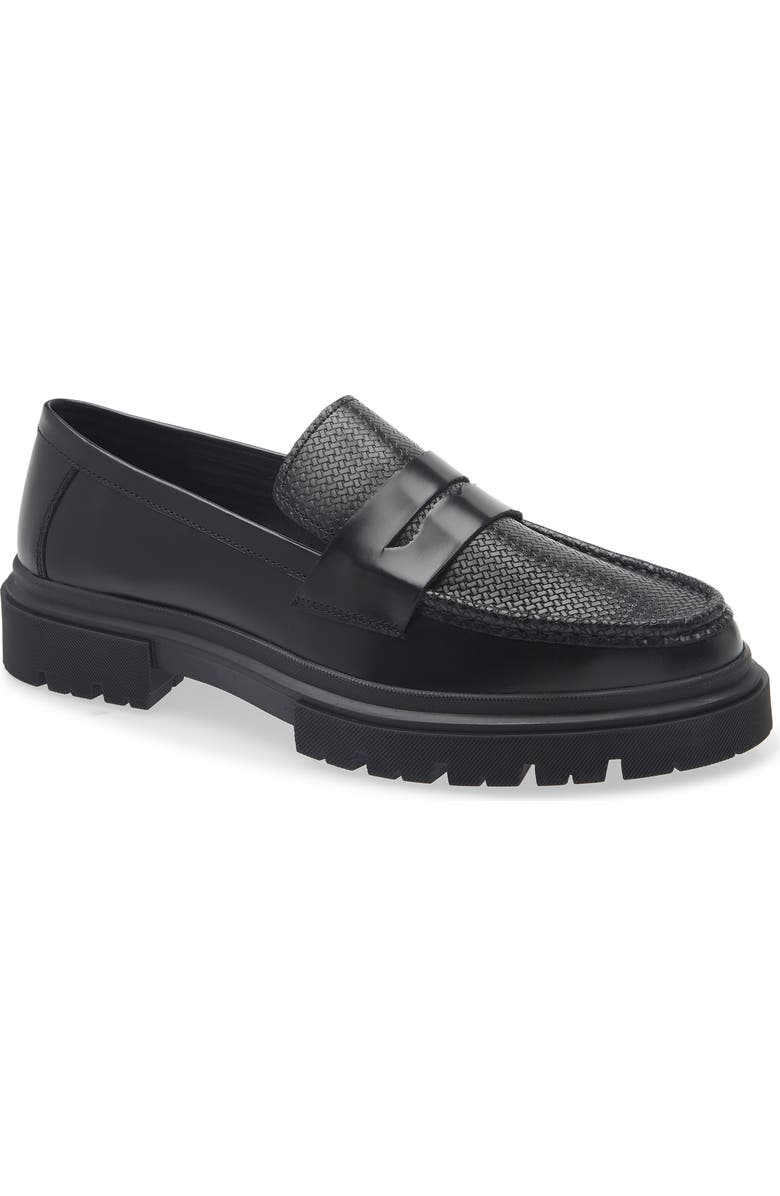 Steve Madden Zarco Penny Loafer, Main, color, Black
