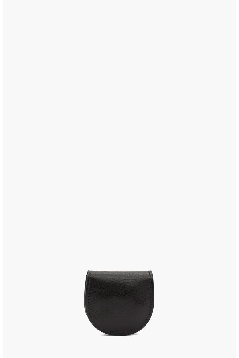 Gentleman Leather Round Coin Purse 532, Alternate, color, Black
