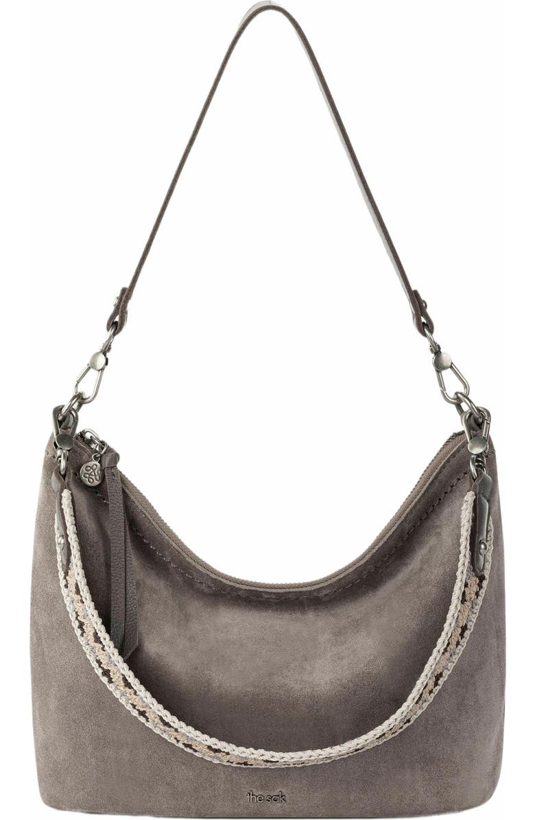 The Sak Jasmine Small Hobo, Alternate, color, Mushroom Suede