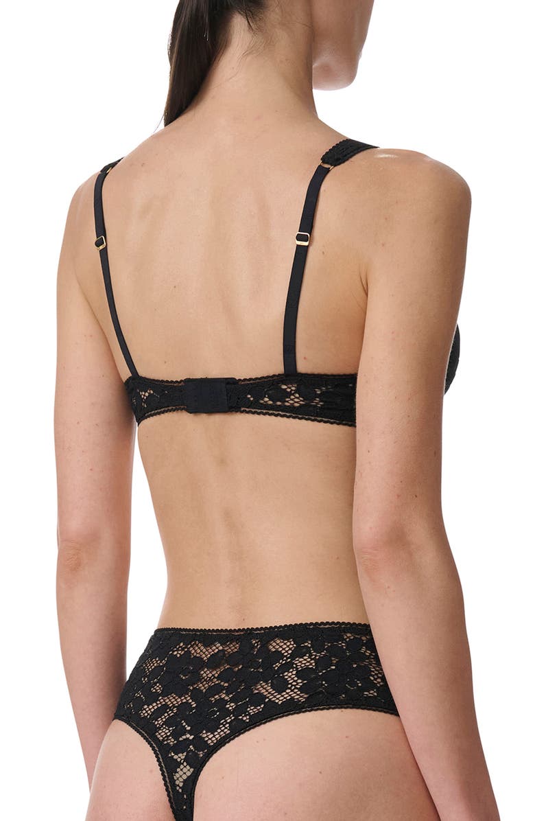 Wolford Underwire Plunge Bra, Alternate, color, 