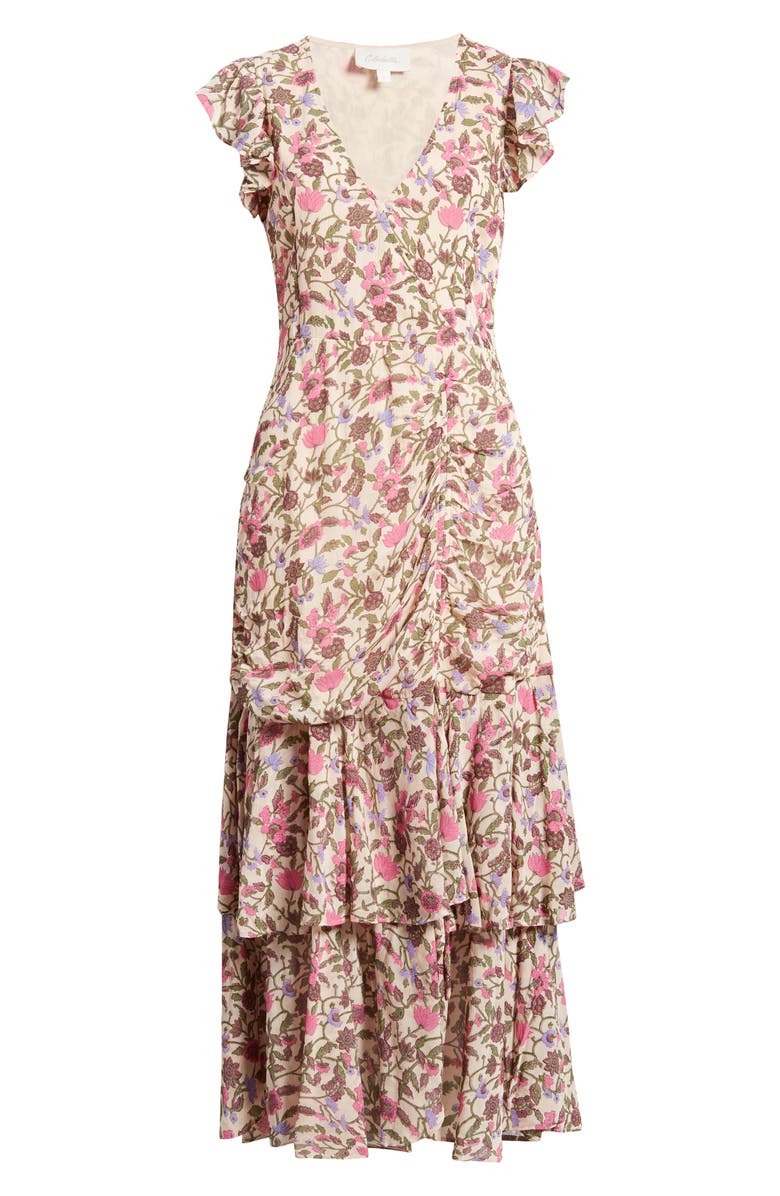 Cleobella Bryce Chiffon Maxi Dress, Alternate, color, 