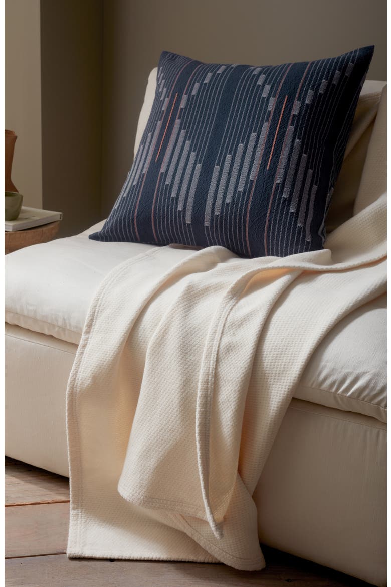Morelia Jacquard Organic Cotton Pillow Cover, Alternate, color, HARVEST