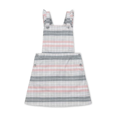 Girls' Organic Ruffle Strap Skirtall, Kids