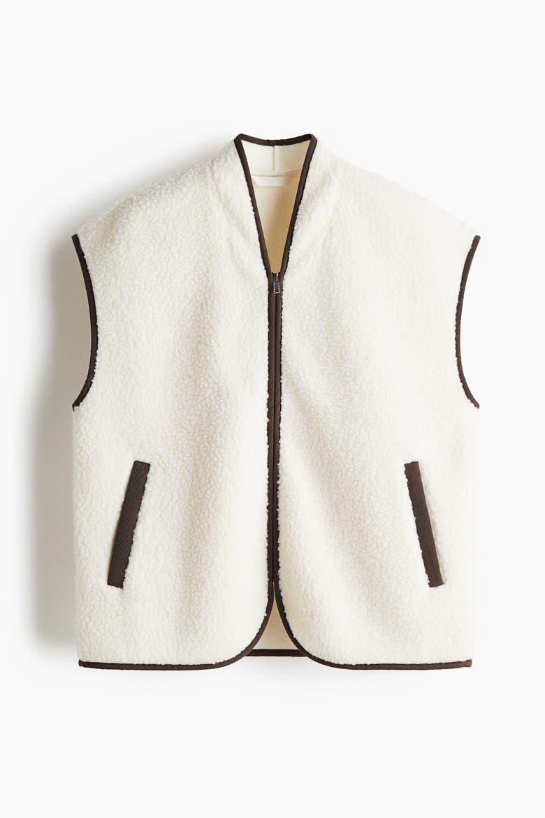 Teddy Gilet, Alternate, color, Cream