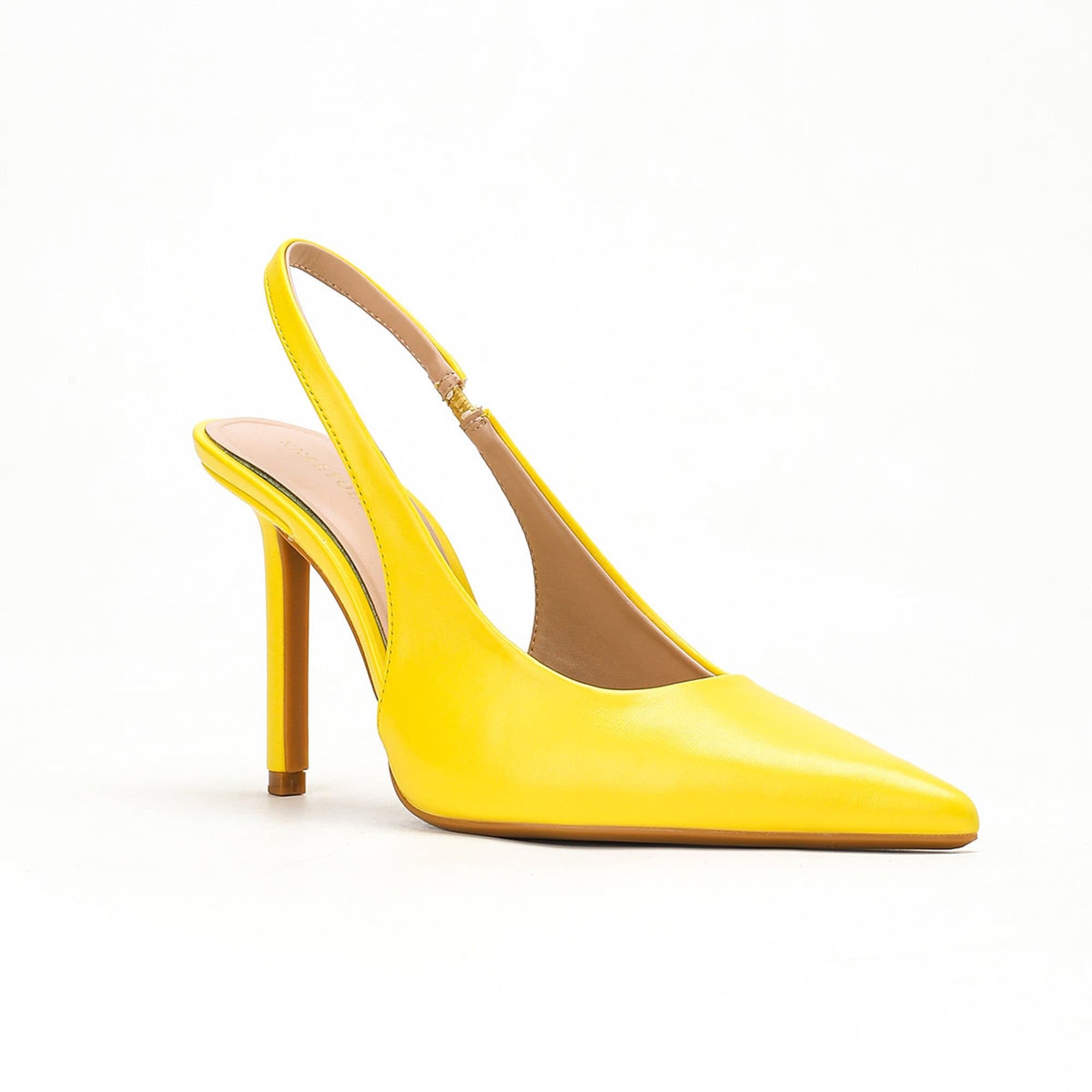 Quincy Heels, Main, color, Yellow