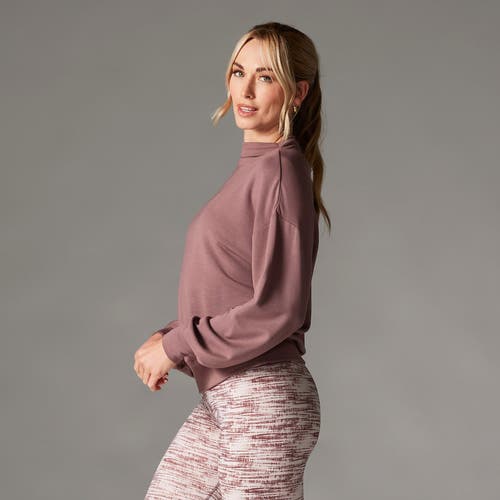 Tavi Slope Crew Sweatshirt In Pink