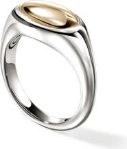 John Hardy Pebble Ring, Sterling Silver, Gold