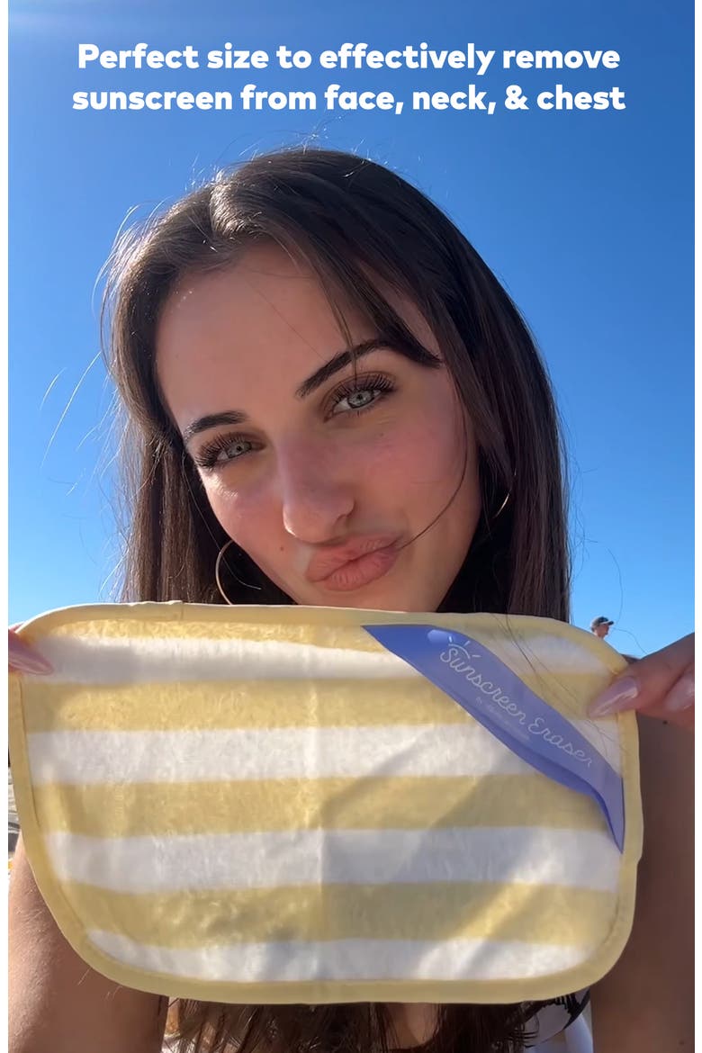 Sunscreen Eraser Remover Cloth, Alternate, color, NO COLOR