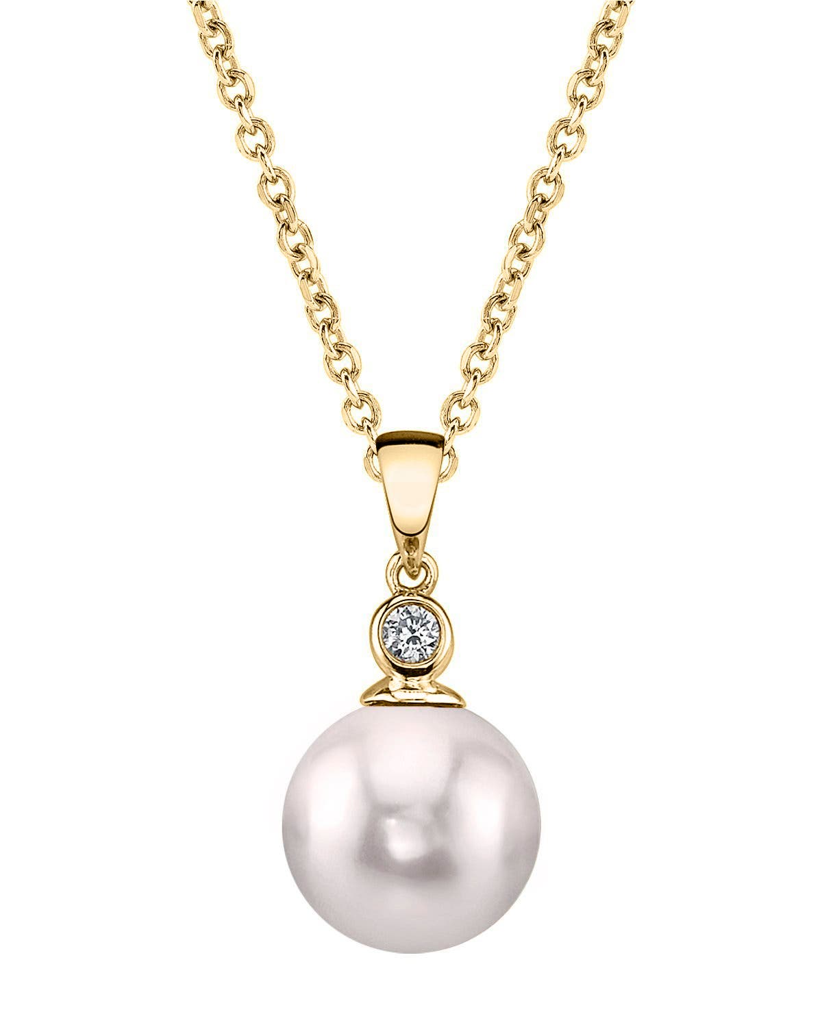 selected White Pearl - Yellow Gold