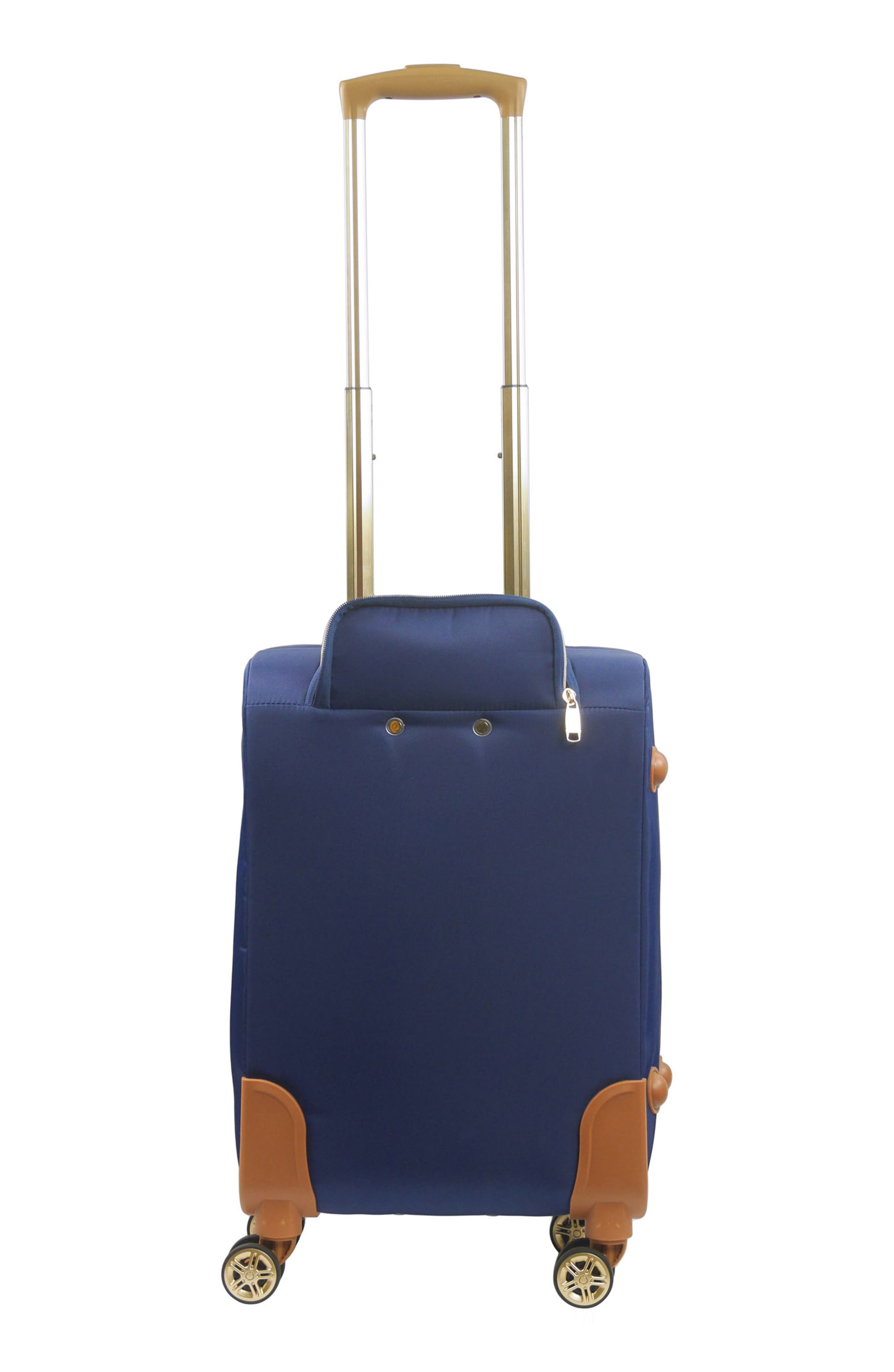 Tommy Bahama 22-Inch Softside Carry-On Spinner Luggage, Alternate, color, Navy