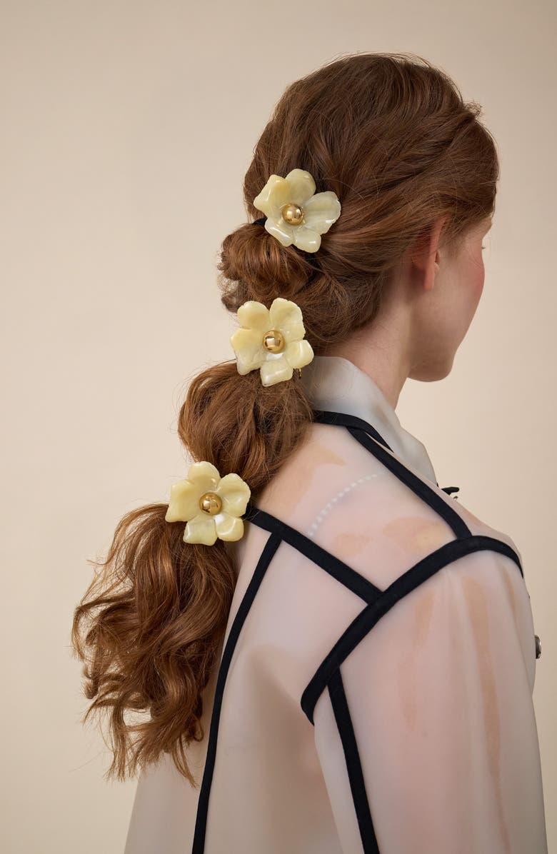 LELET NY Eden Floral Ponytail Cuff, Alternate, color, 