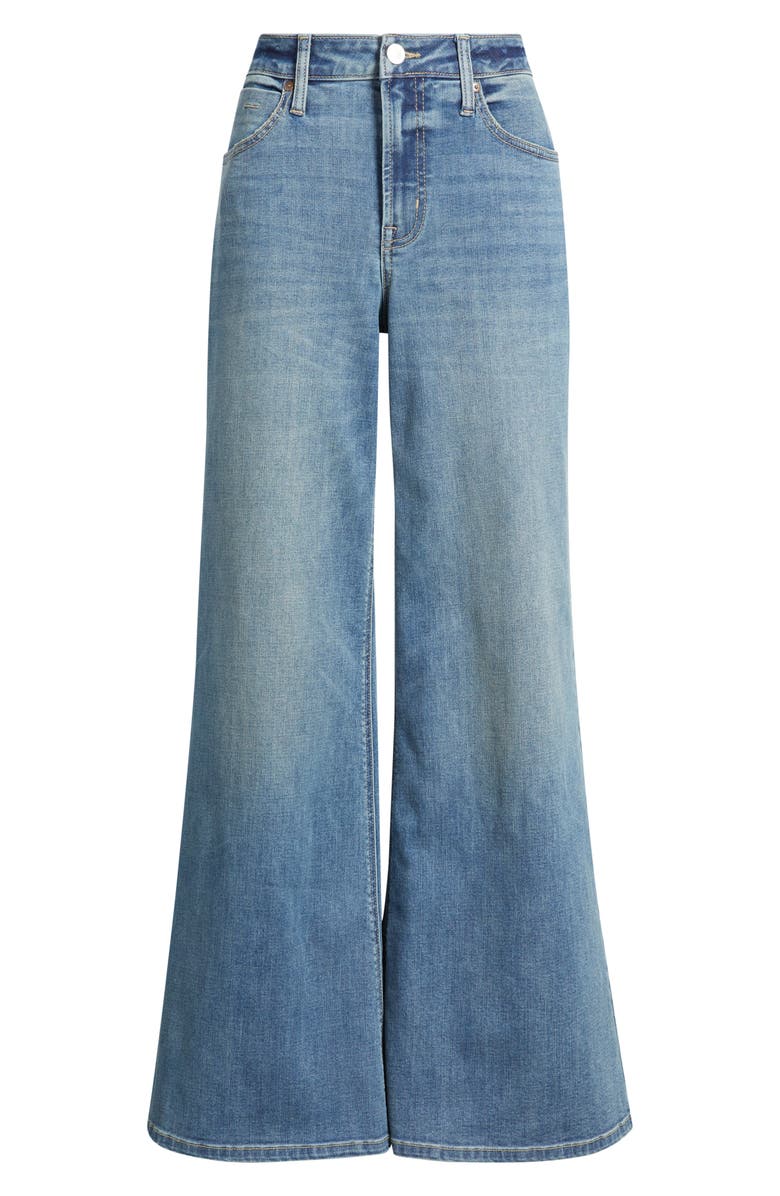 CITY BLUES Bond Wide Leg Jeans, Main, color, Antique Indigo Whisker Wash