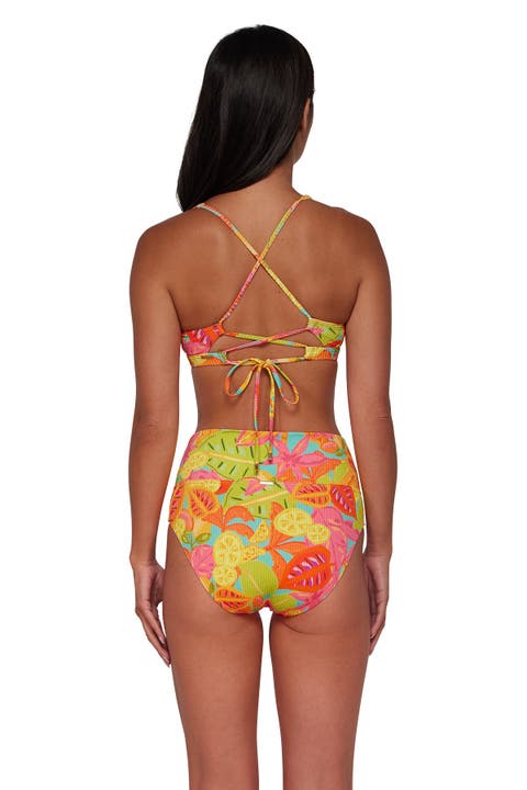 Hannah High Waist Bikini Swim Bottoms