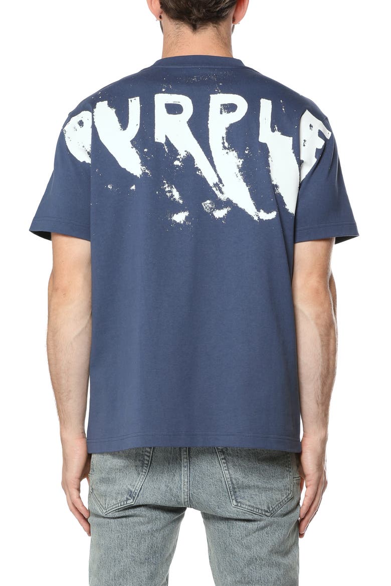 Logo Graphic T-Shirt, Alternate, color, BLUE