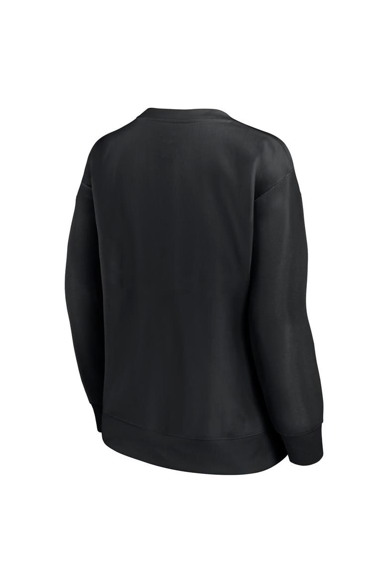 Women's Fanatics Branded Black Formula 1 Merchandise End Credits Fleece Pullover Sweatshirt, Alternate, color, Black