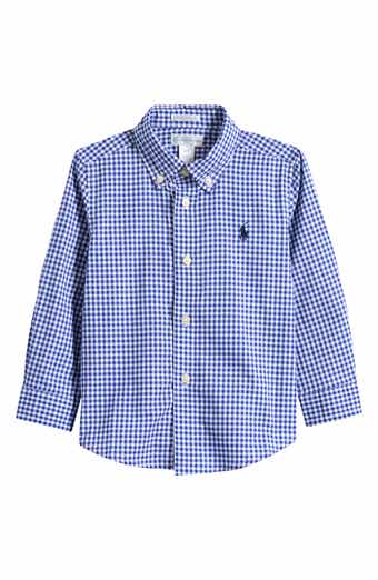 Stretch Poplin Button-Down Shirt