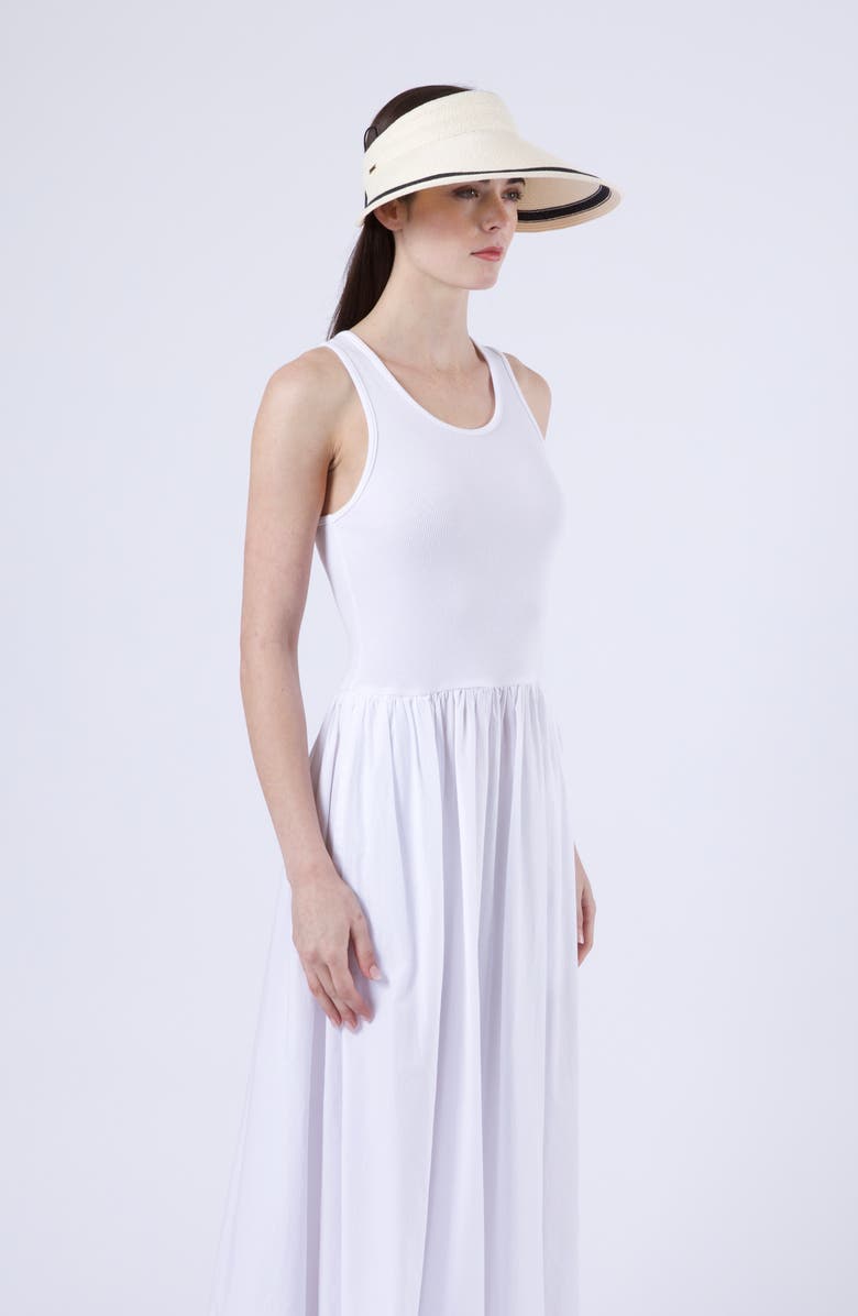 Eugenia Kim Mirabel Packable Visor, Alternate, color, Natural