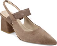 Pelle Moda Imelde Slingback Pointed Toe Mary Jane Pump