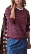 Marine Layer Striped Heathered Raglan T-Shirt