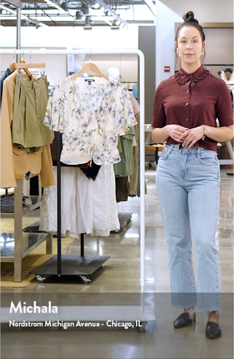 Brighton Floral Ruffle Top, sales video thumbnail