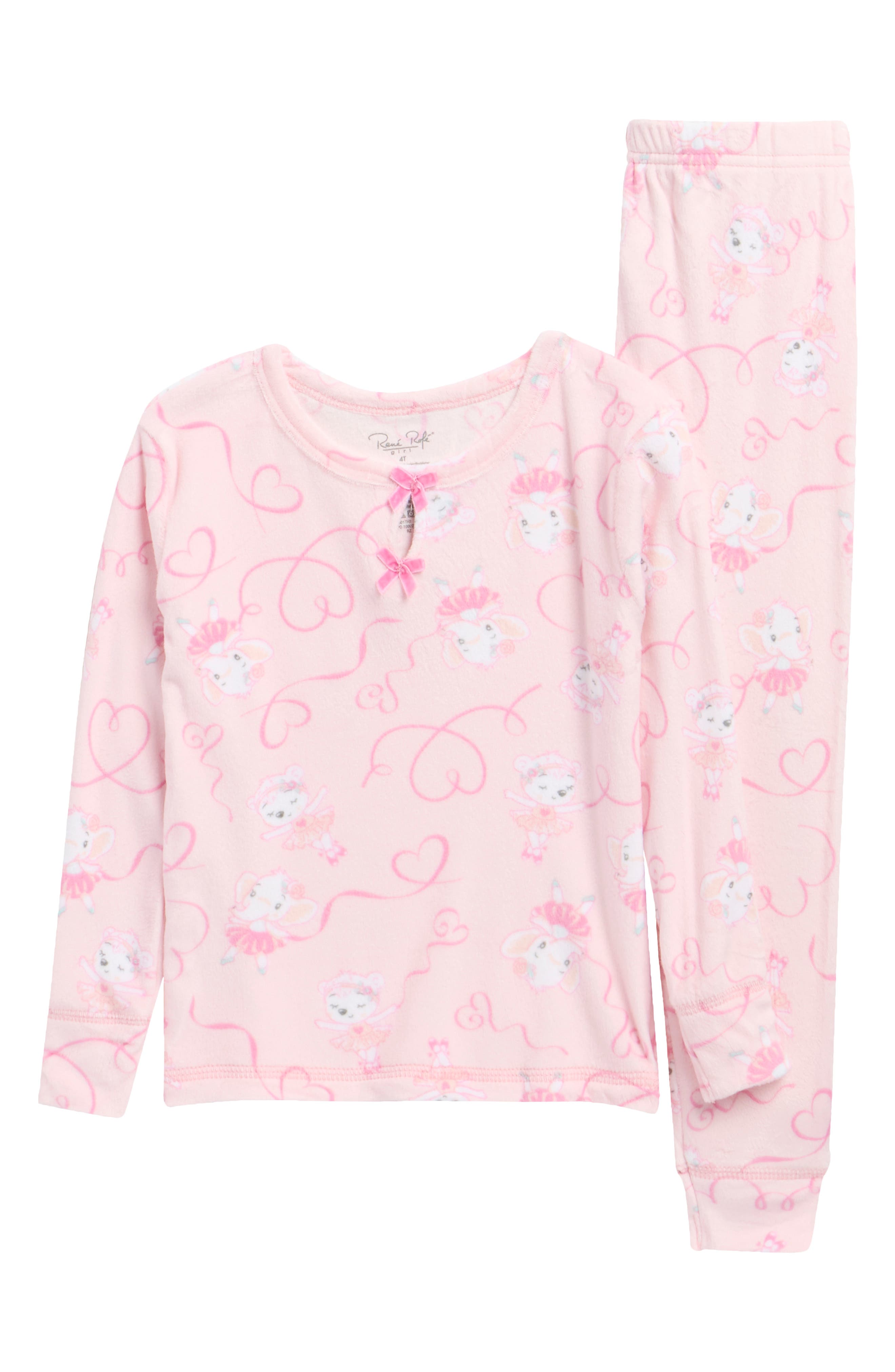 Kids' Luxe Goals 2-Piece Velour Pajamas