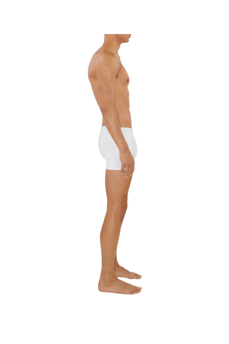 Cotton Boxer Shorts, Alternate, color, White
