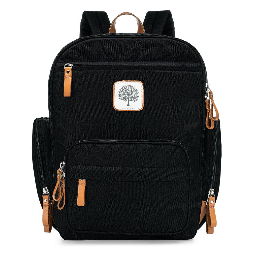 Parker Baby Co. Birch Bag Mini Diaper Backpack, Main, color, Black