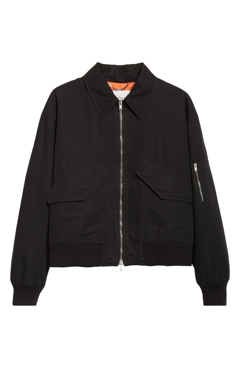 Second Layer Revival Water Repellent Flight Jacket, Alternate, color, Black