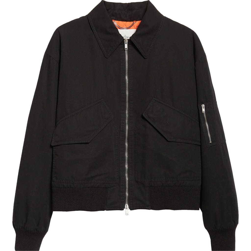 Second / Layer Second Layer Revival Water Repellent Flight Jacket In Black