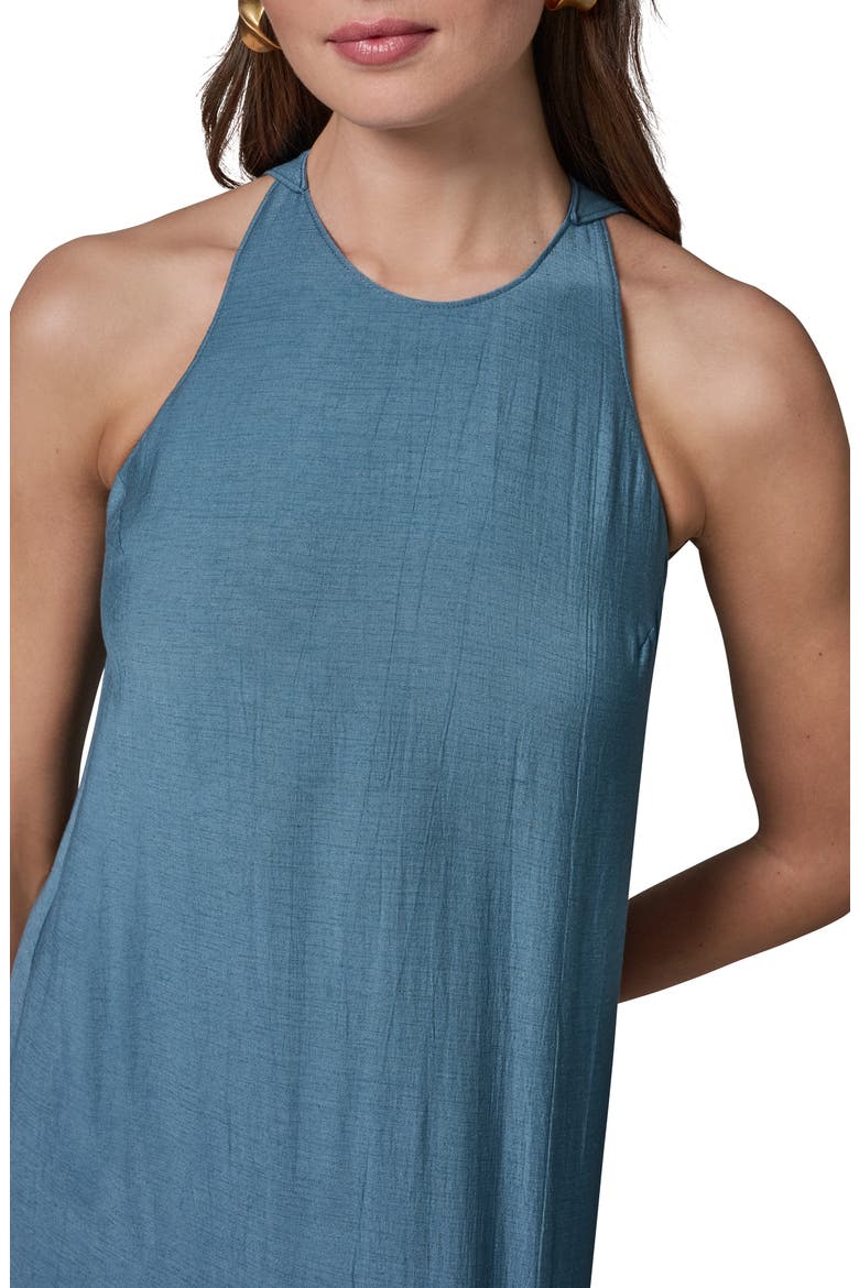 Sleeveless Midi Dress, Alternate, color, WASHED INDIGO