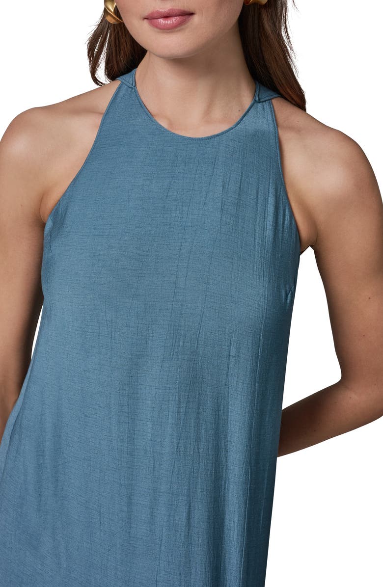 DONNA KARAN WEEKEND Sleeveless Midi Dress, Alternate, color, Washed Indigo