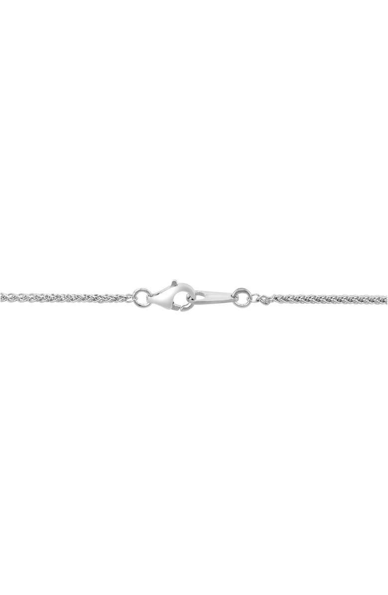 EFFY Sterling Silver Diamond Pavé Pendant Necklace - 0.10ct, Alternate, color, Silver