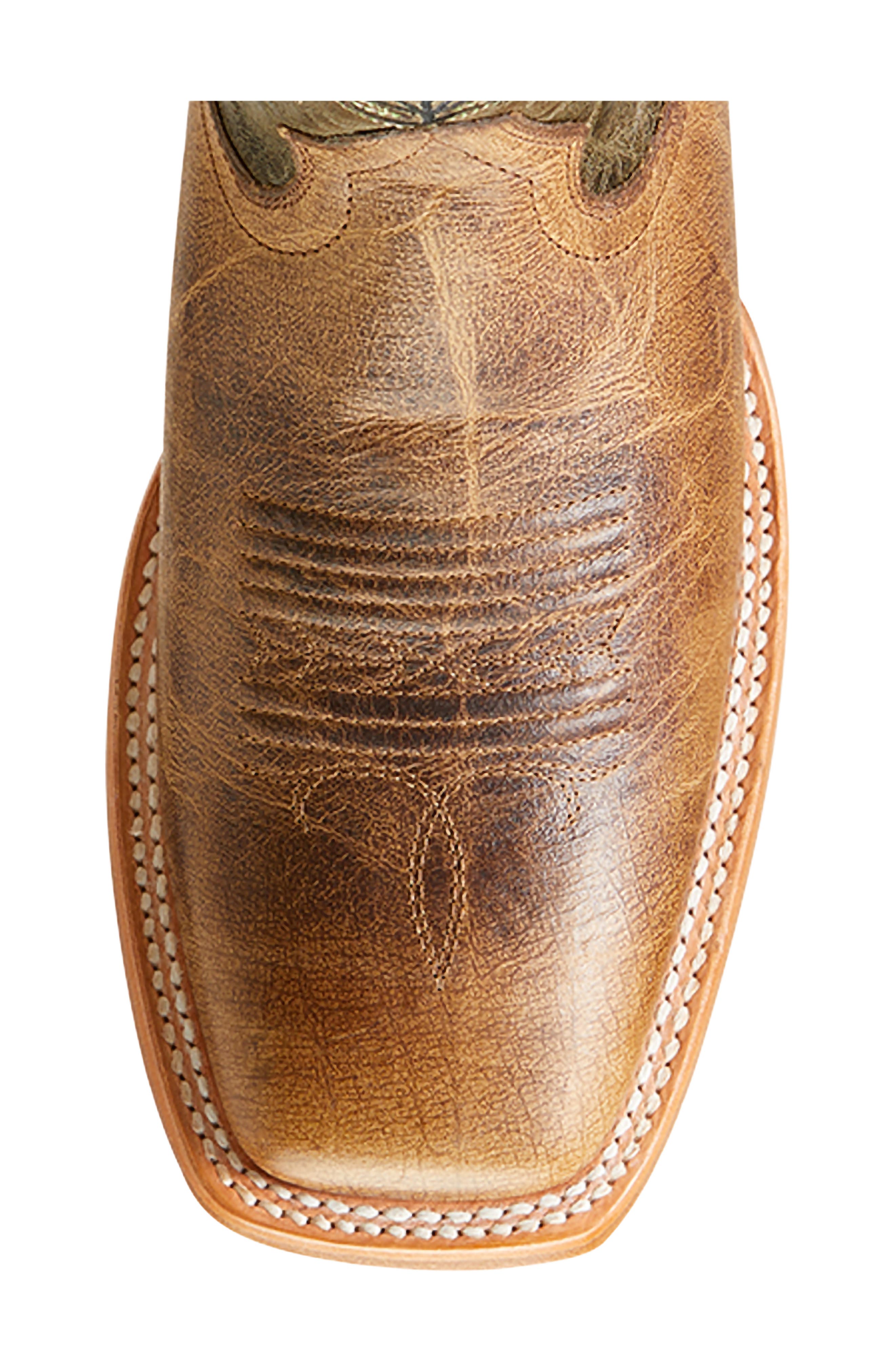 Cowboss Western Leather Boot, Alternate, color, BROWN