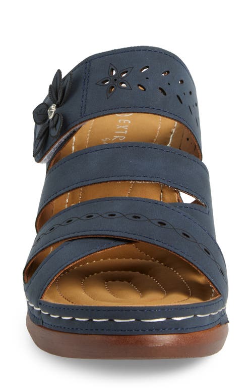 Extreme By Eddie Marc Wedge Slide Sandal