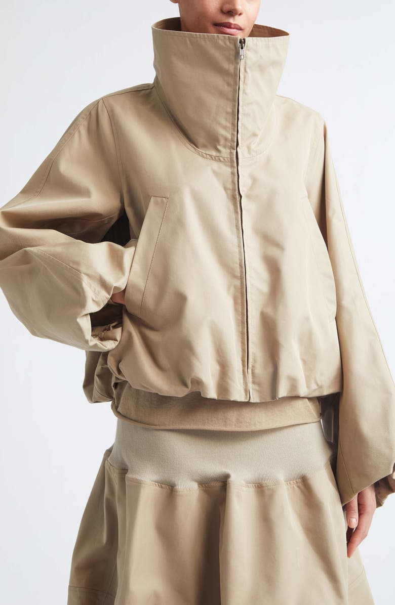 MELITTA BAUMEISTER Round Up Cotton & Nylon Twill Bubble Hem Jacket, Alternate, color,