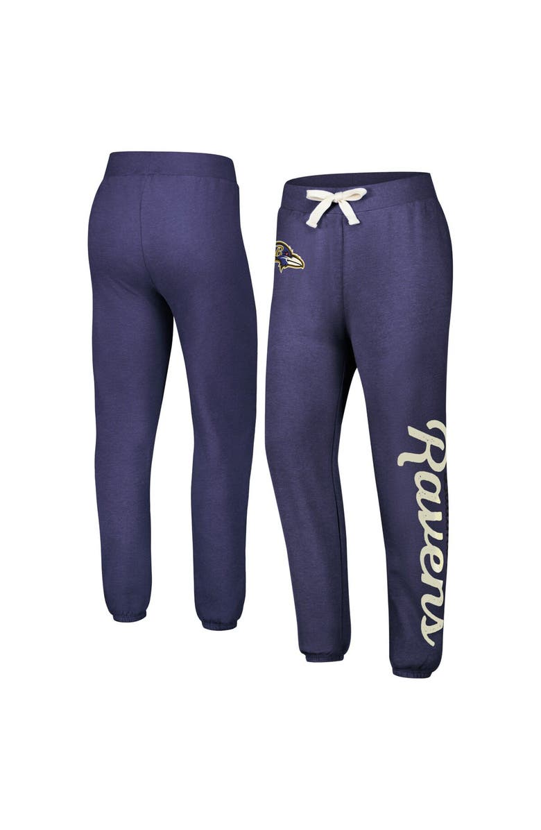 G-III 4HER BY CARL BANKS Women's G-III 4Her by Carl Banks Purple Baltimore Ravens Scrimmage Fleece Pants, Main, color, 