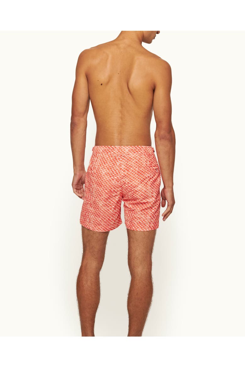 Bulldog Tailored-Fit Swim Shorts, Alternate, color, SUMMER RED