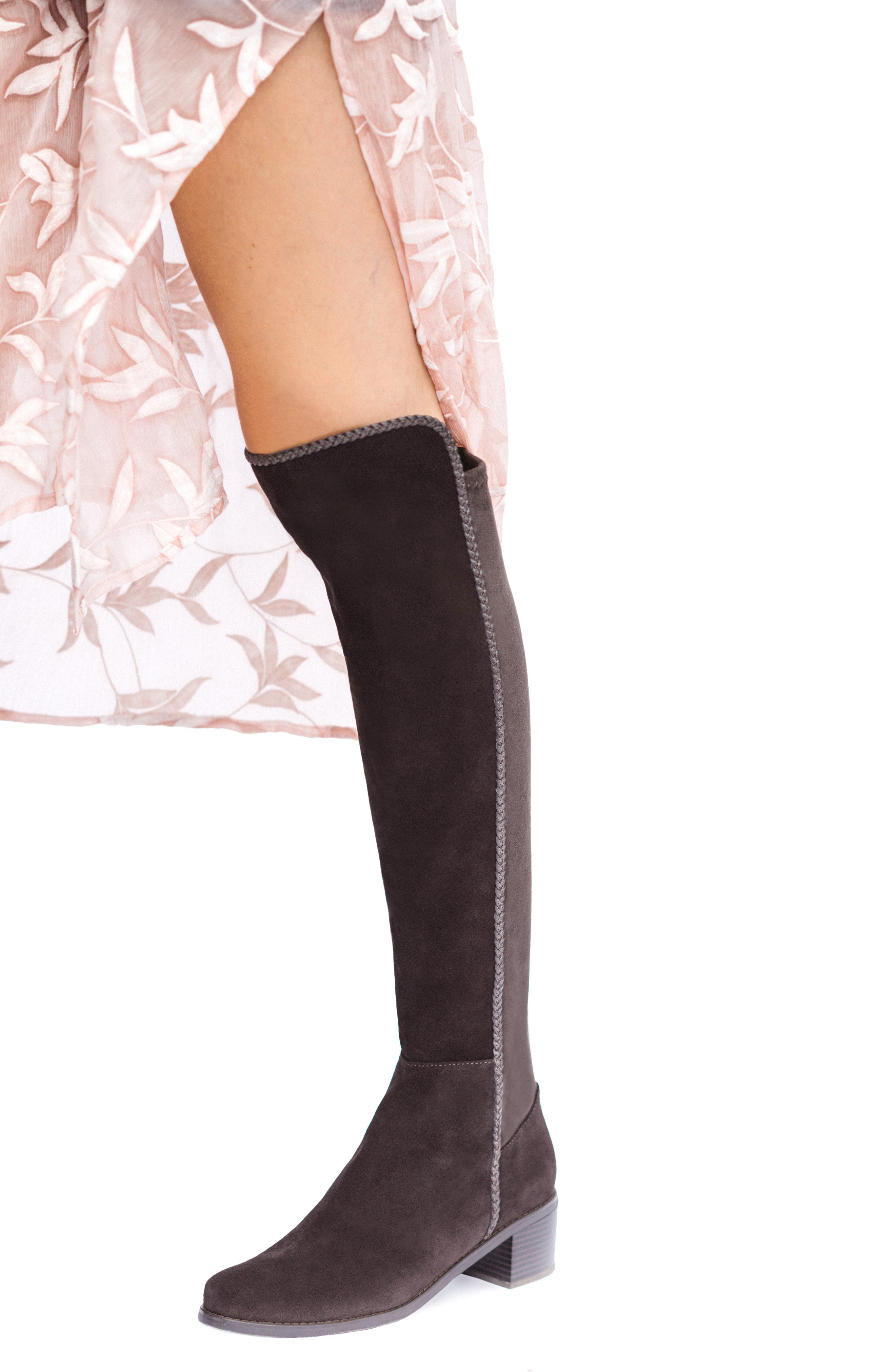 AquaDiva Florence Waterproof Over the Knee Boot, Alternate, color, 