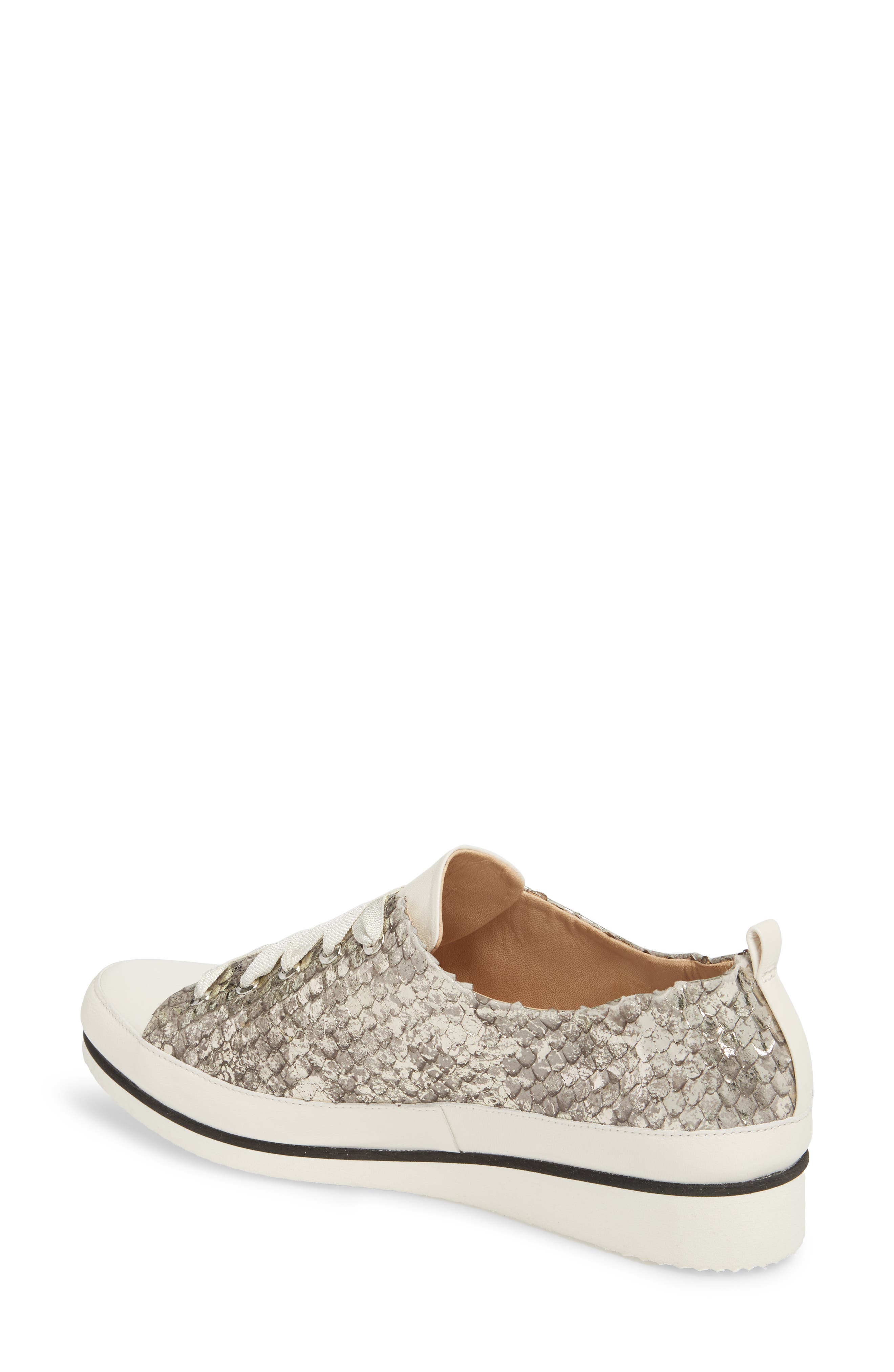 Nova Sneaker, Alternate, color, PEWTER LEATHER