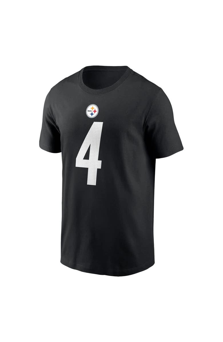 Nike Men's  Nike DK Metcalf Black Pittsburgh Steelers Name & Number T-Shirt, Alternate, color, Black