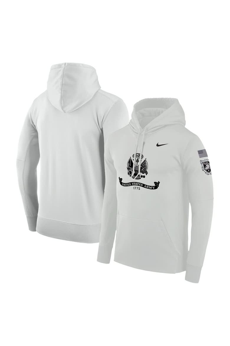 Men's Nike Gray Army Black Knights Army 250 Collection Therma Hoodie, Main, color, Gray