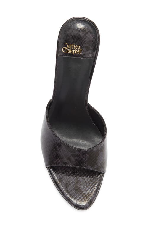Jeffrey Campbell Agent Slide Sandal In Black