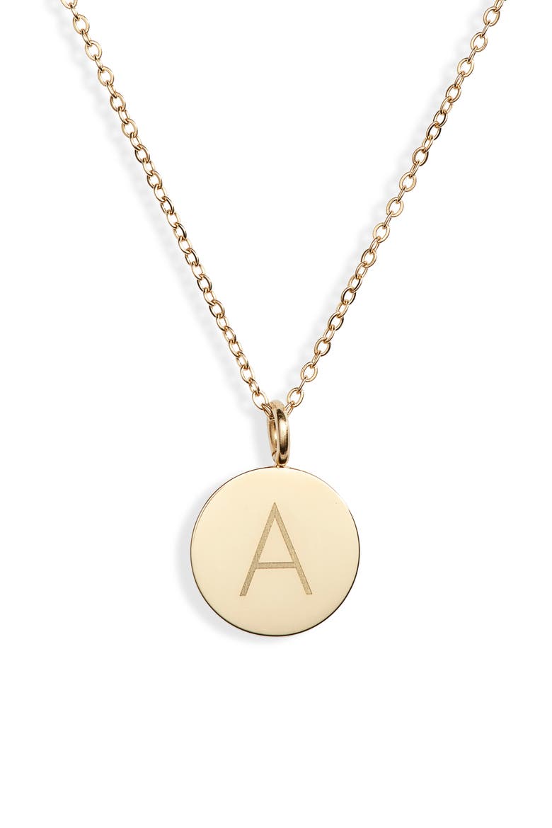 Initial Charmy Necklace, Main, color, GOLD - A