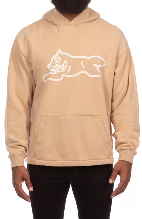 Run Logo Cotton French Terry Hoodie