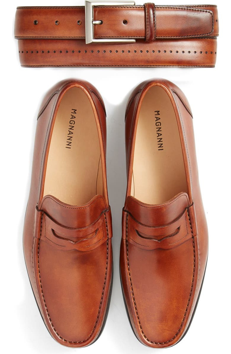 Magnanni 'Ares' Penny Loafer, Alternate, color,