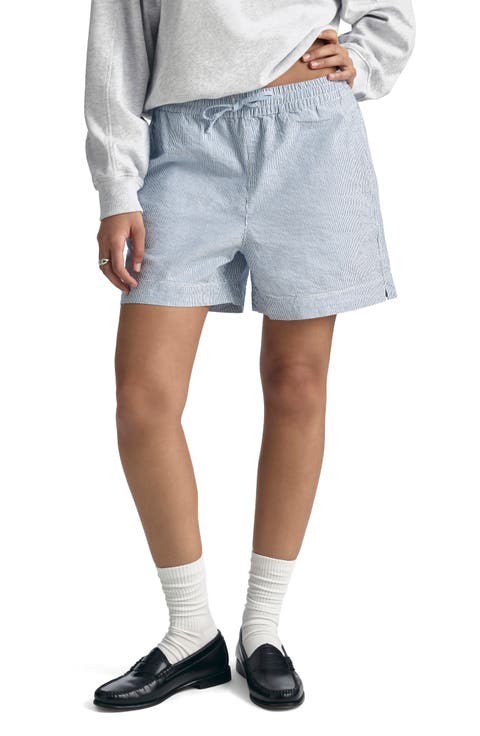 Stripe Cotton Shorts