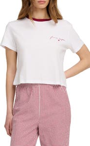 Favorite Daughter The Signature Crop Graphic T-Shirt