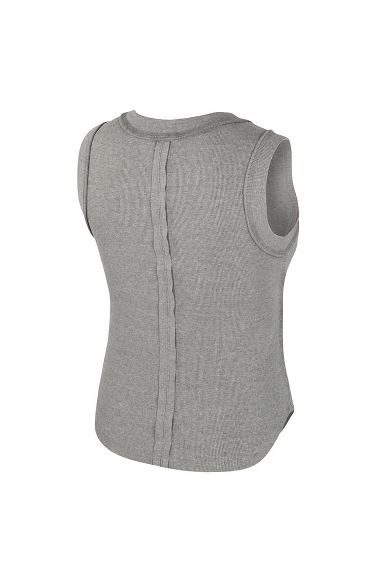 COLOSSEUM Women's Colosseum Heather Gray UCLA Bruins Beach You Ribbed Tri-Blend Tank Top, Alternate, color, Heather Gray